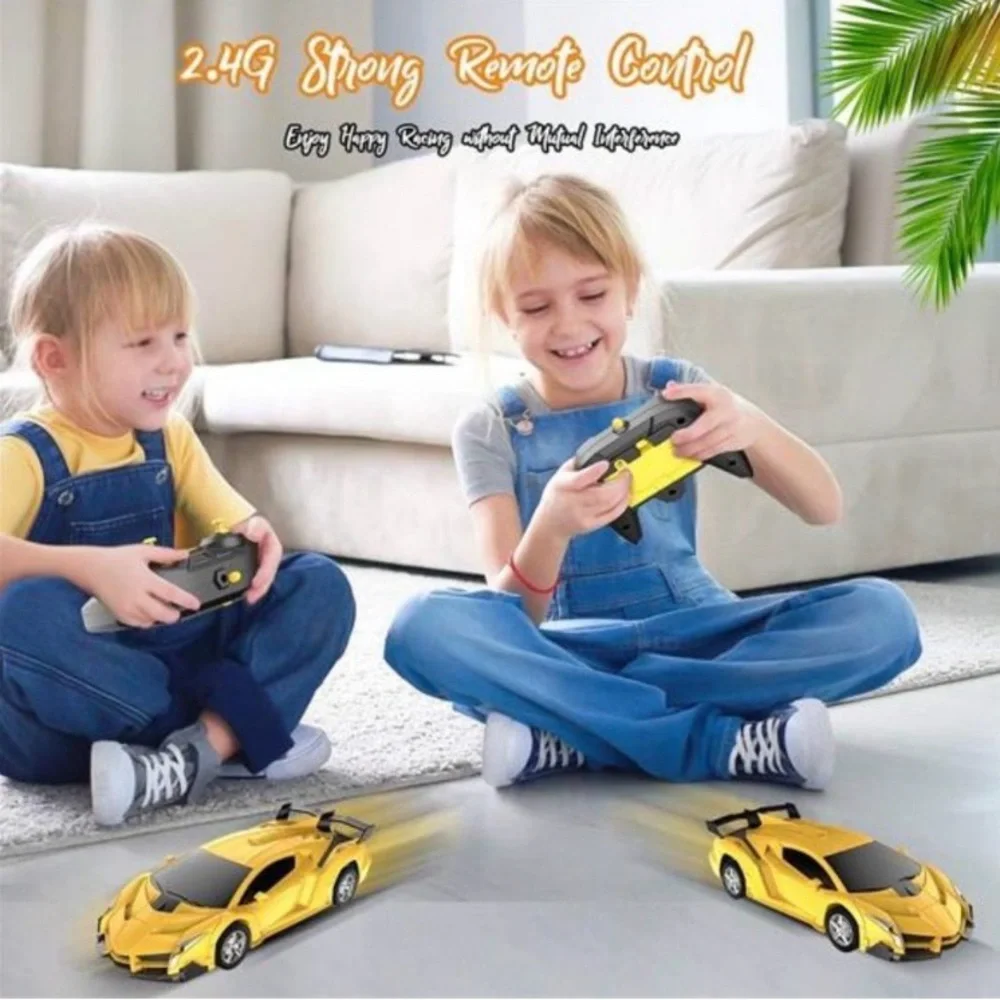 Remote Control Car, Transform Robot RC Cars for Kids Toys, 2.4Ghz 1:18 Scale